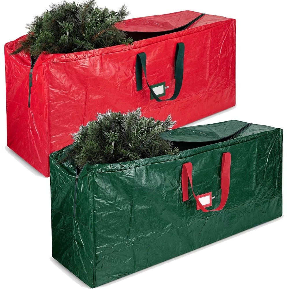 折りたたみ式のクリスマスツリー収納バッグ。防水性があり、耐久 - Christmas Tree Artificial のレビューと価格