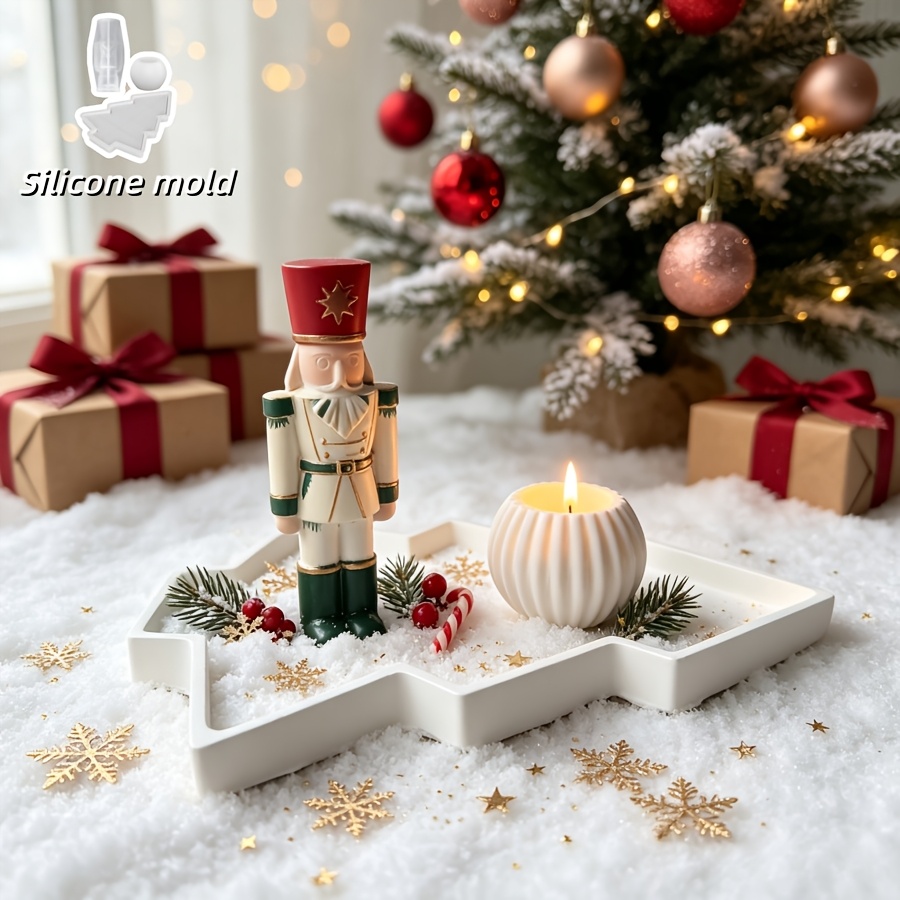 くるみ割り人形兵士の球体型シリコンモールド3個セット、クリス - Nutcracker Figurine のレビューと価格