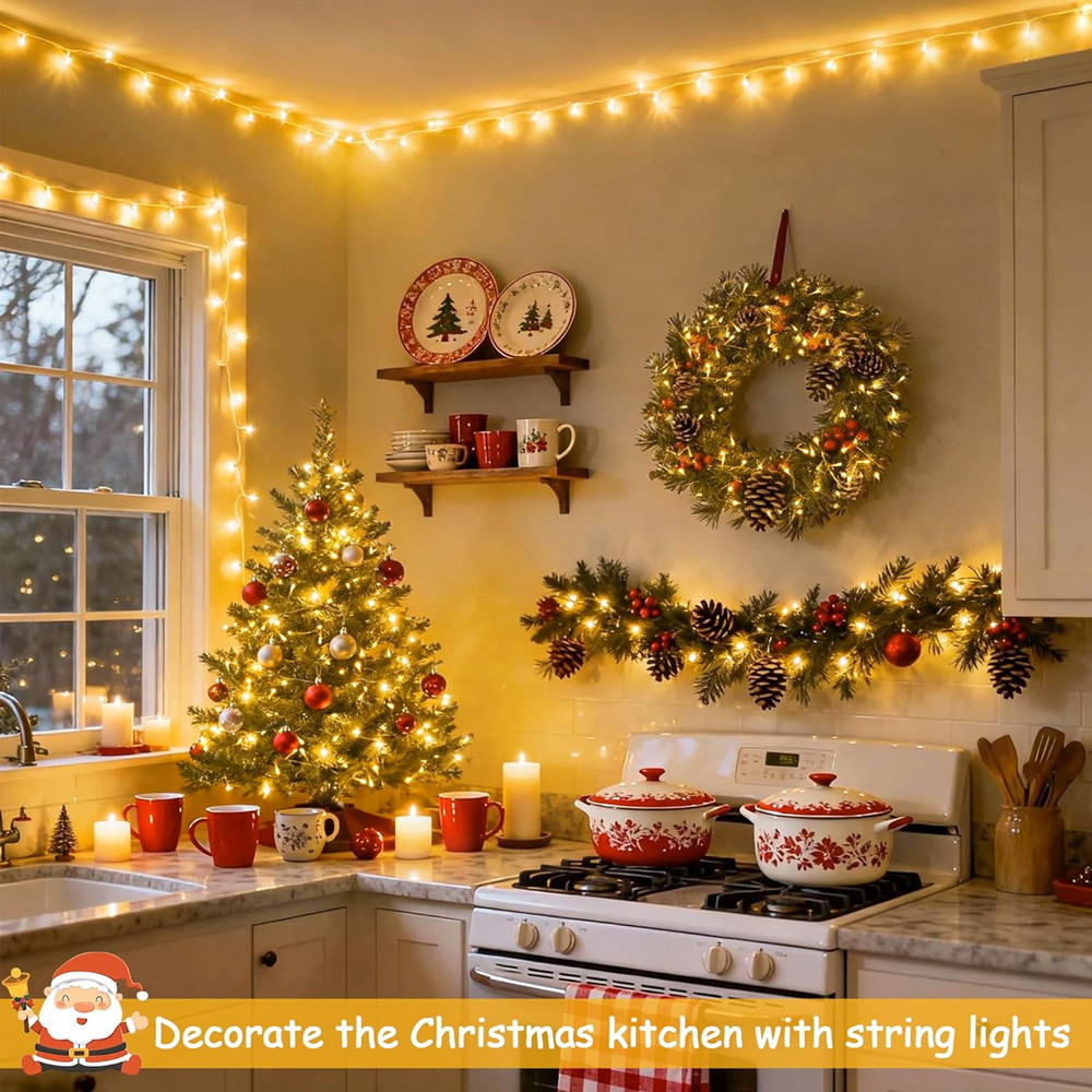 31V安全低電圧LEDホリデーストリングライト ウォームホワ - Led Fairy String Lights のレビューと価格