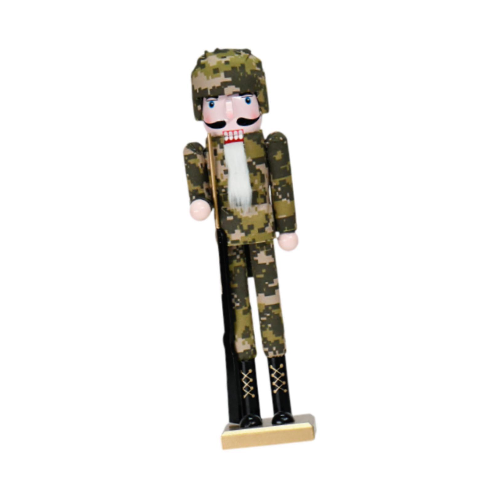 木製のくるみ割り人形、クリスマスのくるみ割り人形の彫刻、卓上 - Nutcracker Figurine のレビューと価格