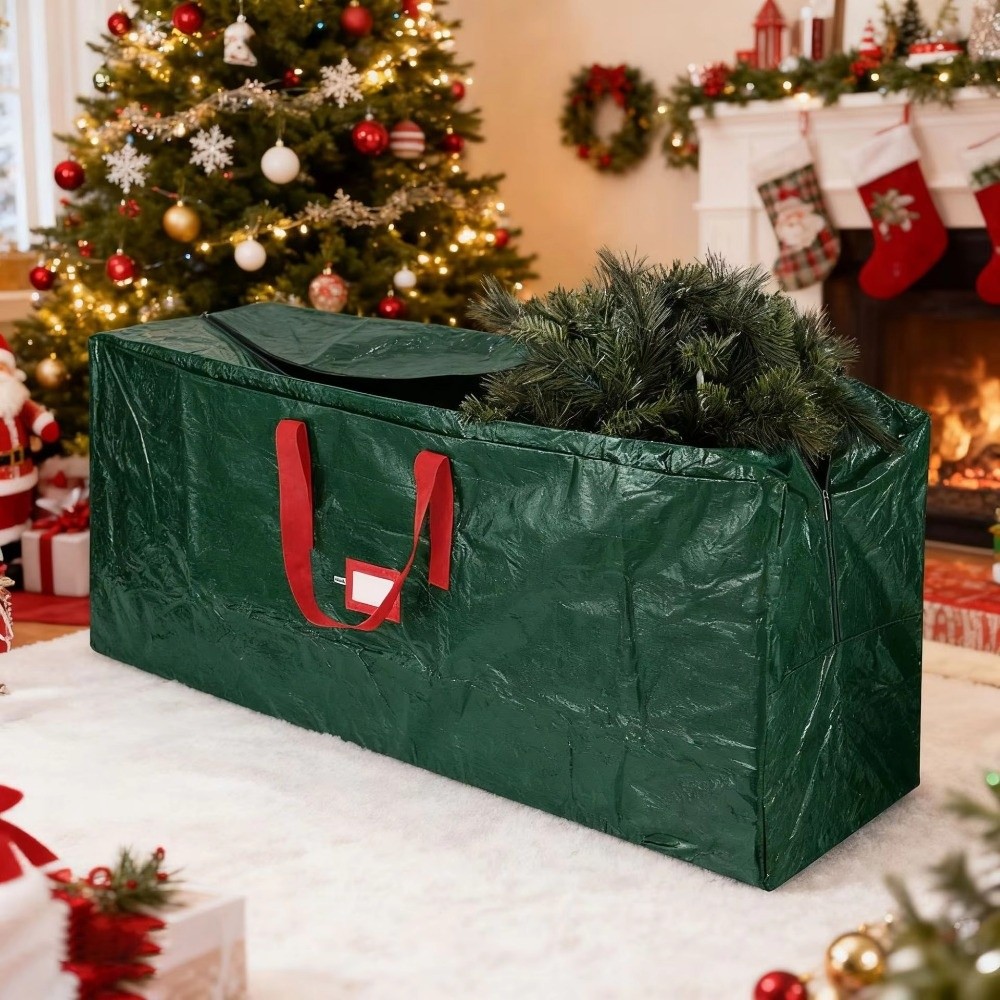 折りたたみ式のクリスマスツリー収納バッグ。耐久性に優れ、大容 - Christmas Tree Artificial のレビューと価格